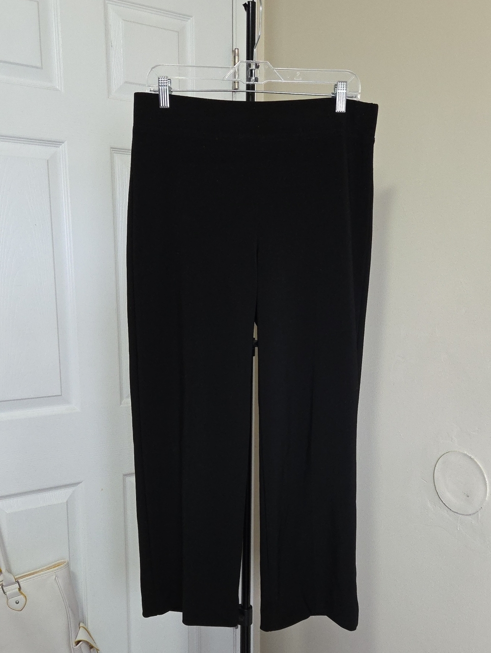 Joseph Ribkoff Black Wide-Leg Pull-On Pants